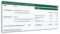 Einkommensteuerrechner mit iFrame einbinden